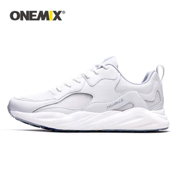 

ONEMIX Shoes Men Sneakers Size 39-46 Light Weight Breathable Lace Up Training Jogging Shoes Adult Male Outdoor Athletic Casual