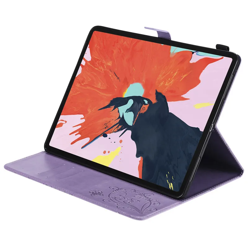 Wekays для Apple iPad Pro 12,9 "2018 мультфильм бабочка кожаный чехол для Coque Apple iPad Pro 12,9 дюйма 2018 чехлы