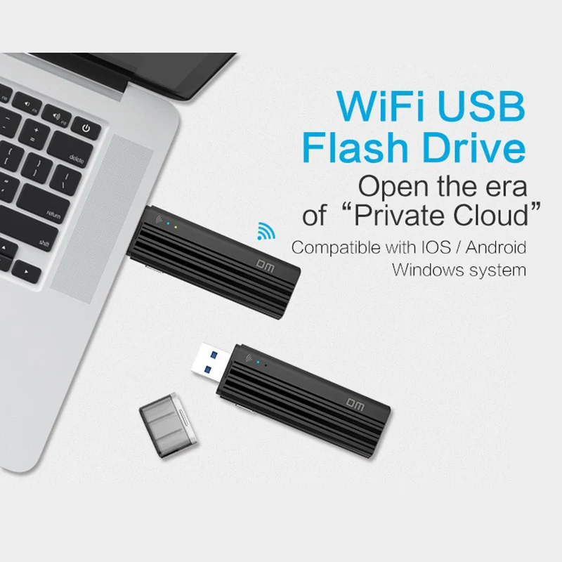 DM WFD016 wifi USB флеш-накопители 32 Гб wifi для iPhone/Android/PC смарт-флешка карта памяти Usb