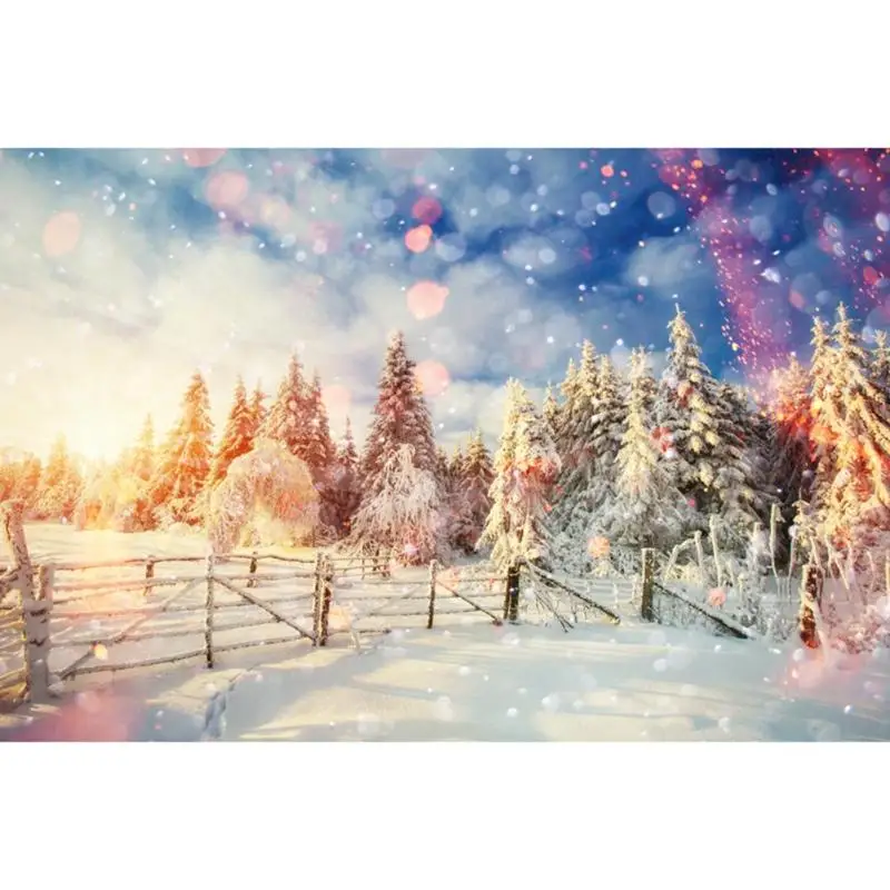 C 150x90cm Рождественский фон зима снег дерево подарок деревянная доска фотография Фон Фотостудия фотосессия реквизит домашний декор - Цвет: C 150x90cm
