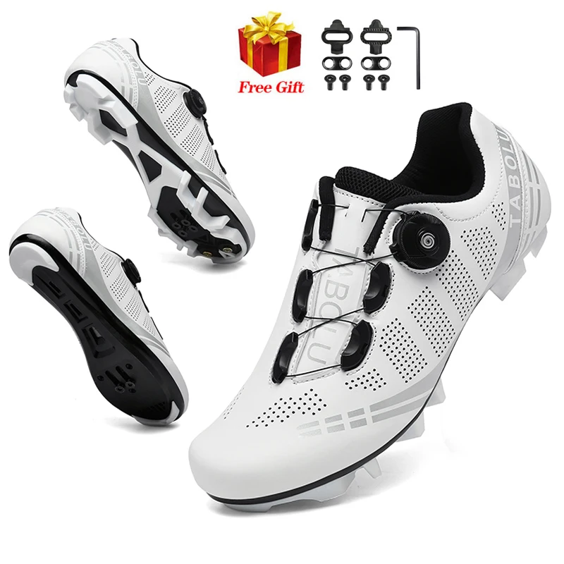 Men Cycling Sneaker Mtb Shoes Cleat SPD Mountain Bike Women Flat Pedal