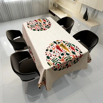 

New 4 Style Tabletop Decorative Microfiber Tablecloth Dust-Proof Thick Rectangular Wedding Dining Table Cover Tea Table Cloth