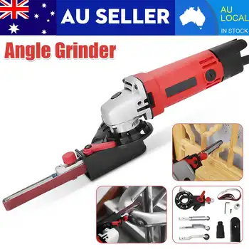 

M10 Angle Grinder DIY Mini Sander Sanding Belt Adapter Woodworking Grinding Machine Bandfile Belt Head Sander for 100mm