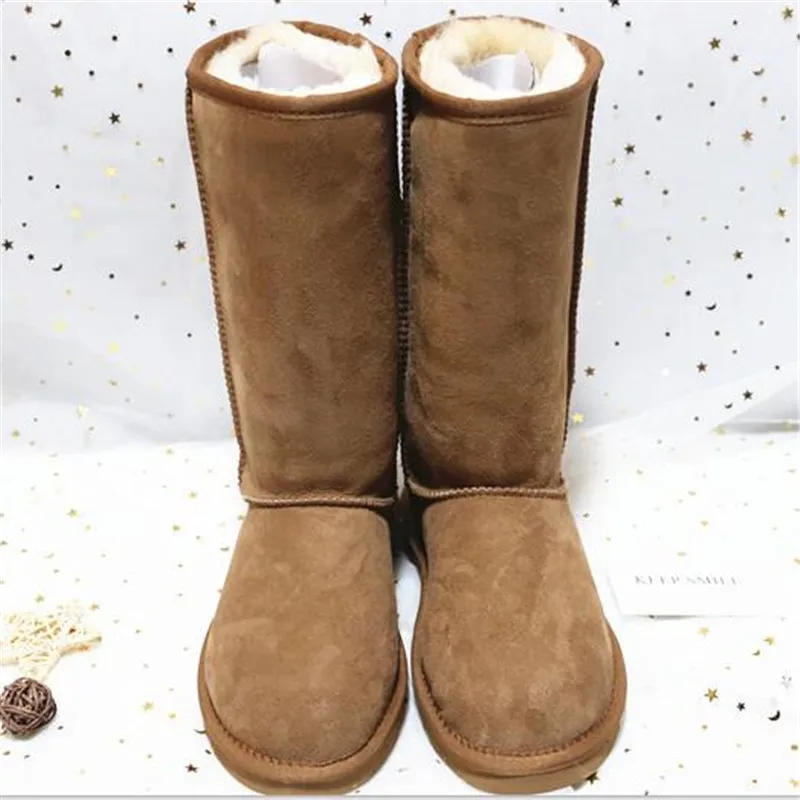 Hot-Sale-2020-Womens-s-Boots-Genuine-Sheepskin-High-Boots-Woman-Snow-Boots-Natural-Fur-Shoes