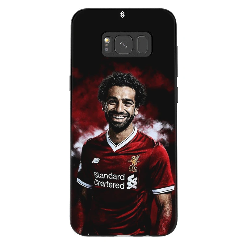 B11 Cute Cartoon Mobile Phone Case for Samsung A20E A70S A2 J4 J6 J7 Duo Plus Prime J8 Core Back Cover Football Player Mohamed - Цвет: B11