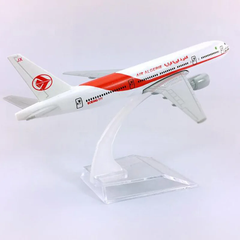 Коллекция 1:400 Boeing B777-200, Модель самолетов с основанием 16 см, литой под давлением самолет для детей и взрослых