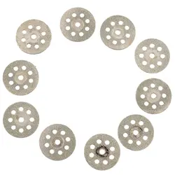 Top-10PCS мини 22 мм алмазный режущий диск пильный станок лист