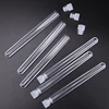 10PCS 15x150mm Lab Clear Plastic Test Tube Round Bottom Tube Vial with Cap Office Lab Experiment Supplies ► Photo 2/6