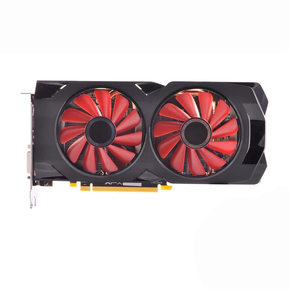Видеокарта XFX AMD Radeon RX570, 4 ГБ DDR5, видеокарта AMD GPU RX 570, 4 Гб, игровая видеокарта для ПК, игровой компьютер, PC Gamer, используемые карты RX 570