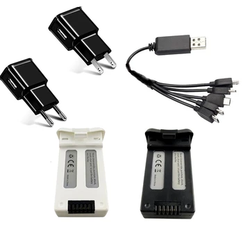 

3.7V 1000mAh Lipo Battery for SJRC S20W T25 Four-axis Drone Spare Parts Remote Control Aircraft Rechargeable Battery + Charger