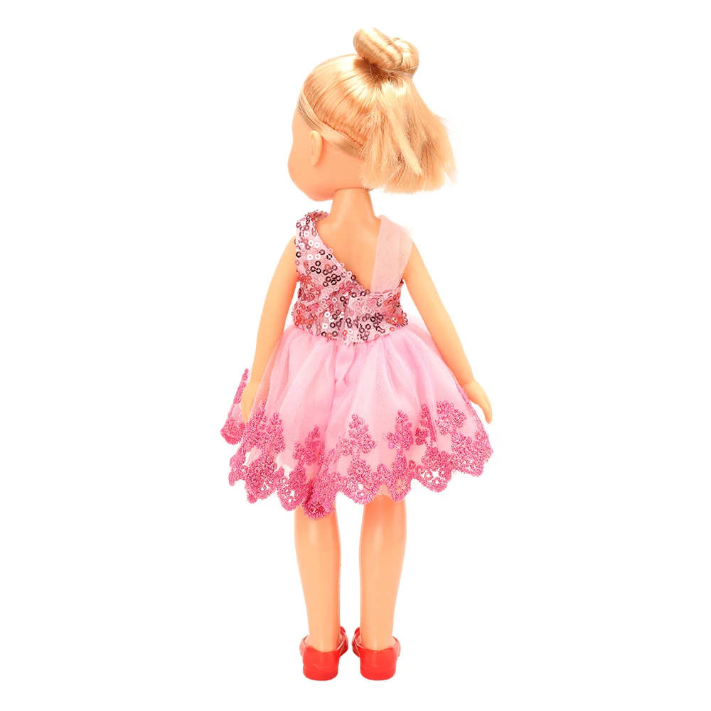 Fashion Beautiful 12'' Baby Doll Kids Toys For Girl Dolls Dress Accessory Shoes With window Box Best Birthday Gift DIY Present