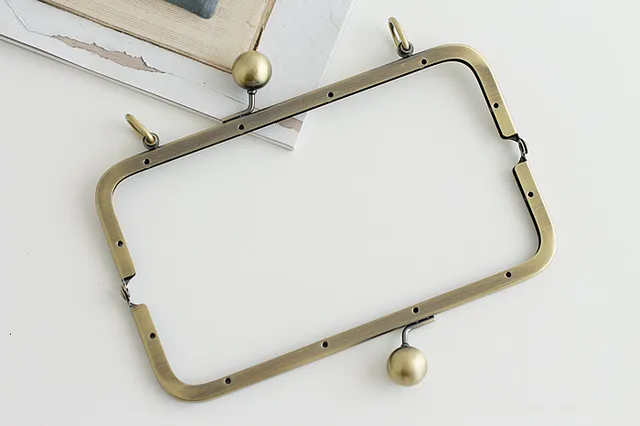 PH 6pcs 2 Tailles Fermoir De Sac Vintage Fermoir De Porte-Monnaie Cadre