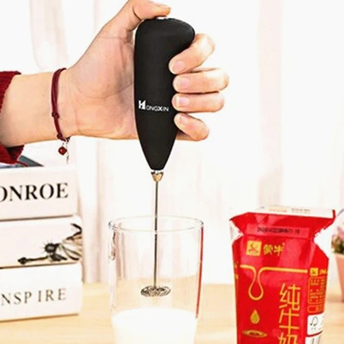 Milk Frother Drink Mixer for Coffee Cappuccino Matcha Mini Whisk Kitchen Utensils Cream Blender Battery Cooking Tool