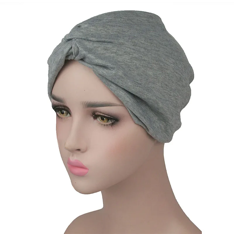 

Solid Cotton Breathe Women's Turban Women Elastic Cloth Hijabs Head Cap Muslim Scarf Cap Ladies Hair Accessories Headscarf turba