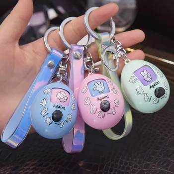 

Creative Finger-guessing Game Simple Design Fashion Young People Color Keyring High Quality Girls & Students Multicolor Keychain