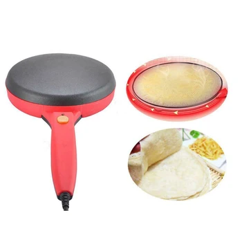 

1PCS Non-stick Electric Crepe Pizza Maker Pancake Machine Non-stick Griddle Baking Pan Cake Machine Kitchen Cooking Tools