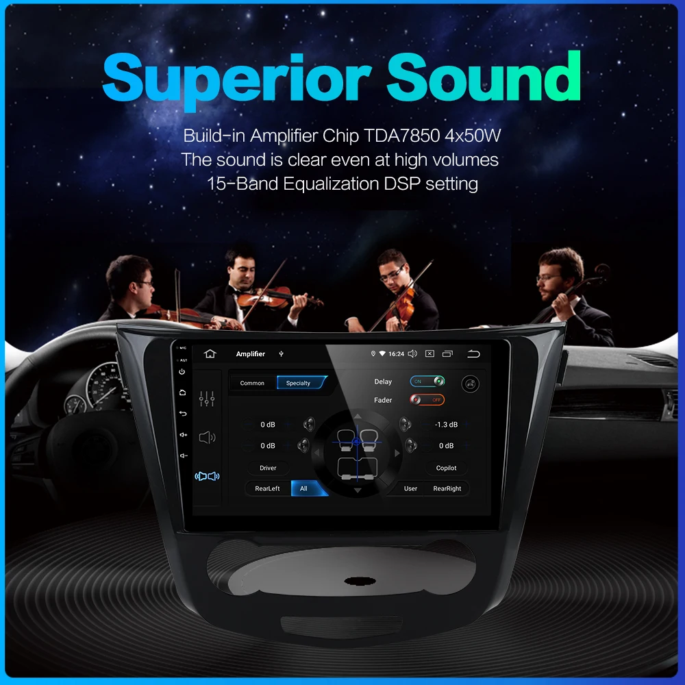 10," One Din Android 9,0 Автомобильный gps радио плеер для Nissan Qashqai с 64G rom 4G ram авто мультимедиа