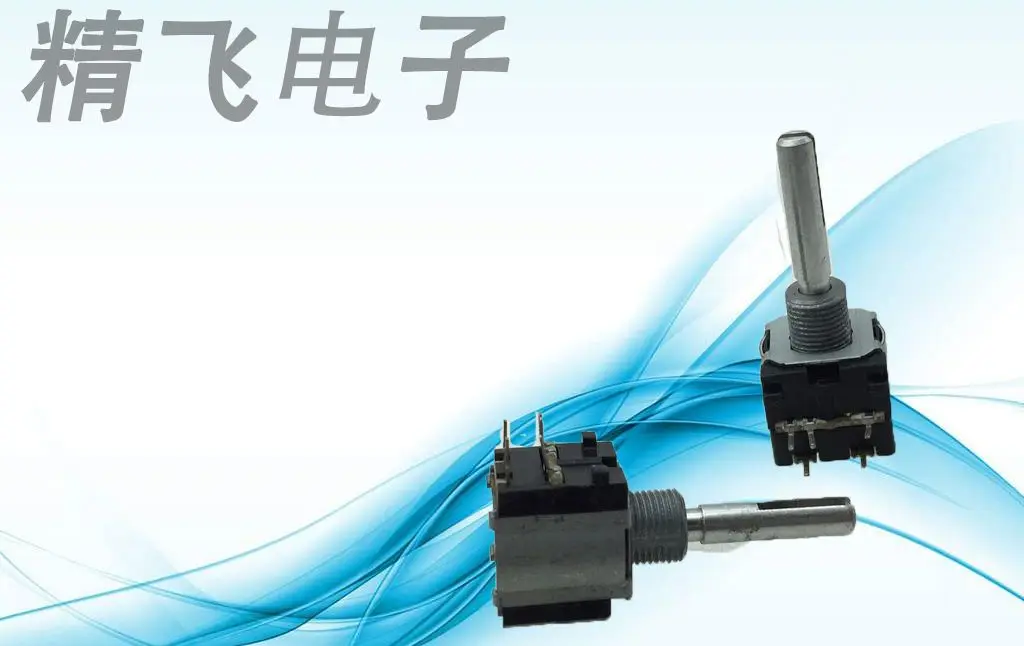 

Original new 100% EC16 encoder with switch 40 positioning 20 pulse shaft length 28mm split shaft