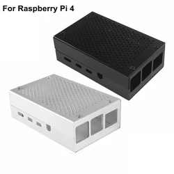 Aokin – boîtier en aluminium pour Raspberry Pi 4 3, boîtier en métal noir argenté pour Raspberry Pi 4 3 modèle B 