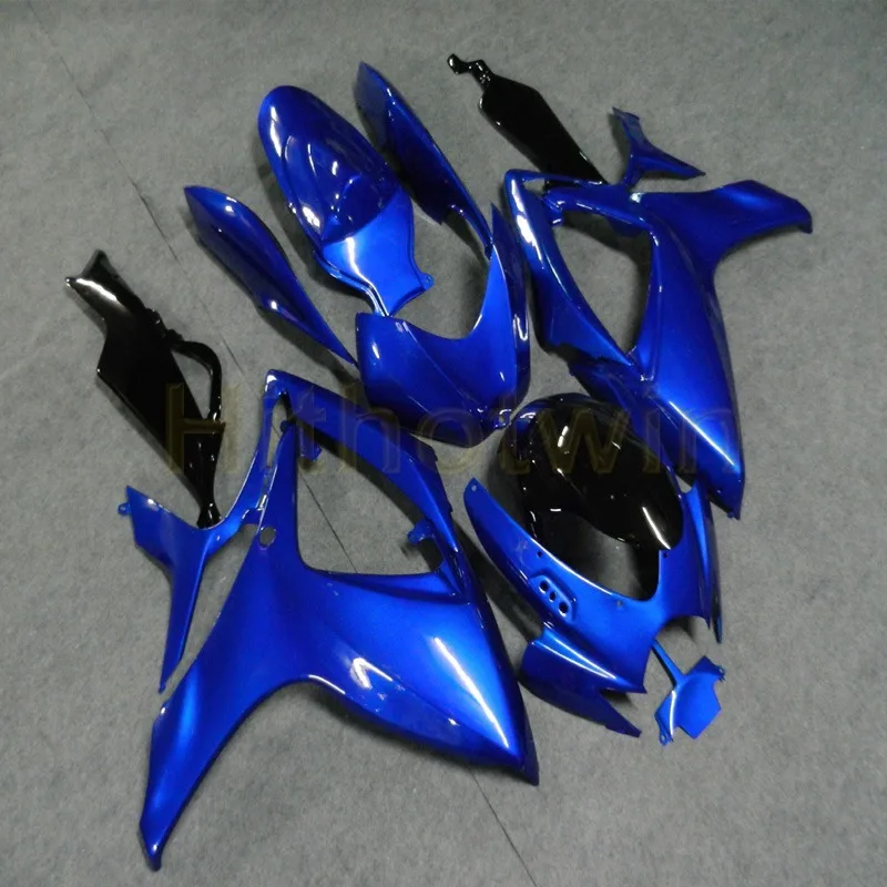 I Пользовательские Обтекатели мотоцикла для SUZUKI GSX-R600 R750 2006 2007 K6 обвес двигателя панели+ Botls+ белый - Цвет: I
