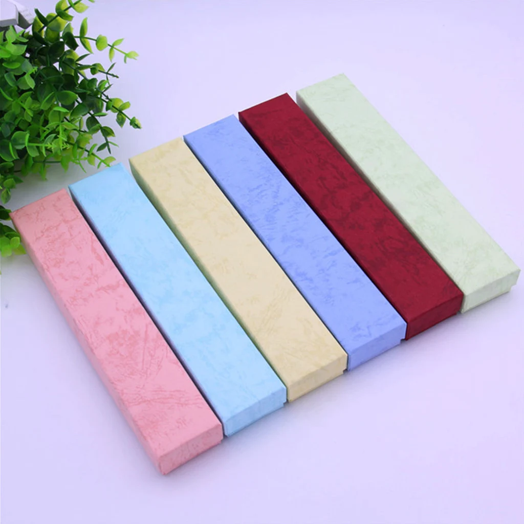 12-Pack Boxes Elegant Jewelry Bracelet Watches Necklace Anklet Gift Display