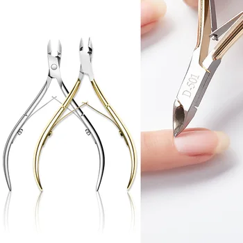 

Manicure Exfoliating Scrub Scissors D501 Stainless Steel Cuticle Nipper Cut Toenail Barb Nursing Care Manicure Tools