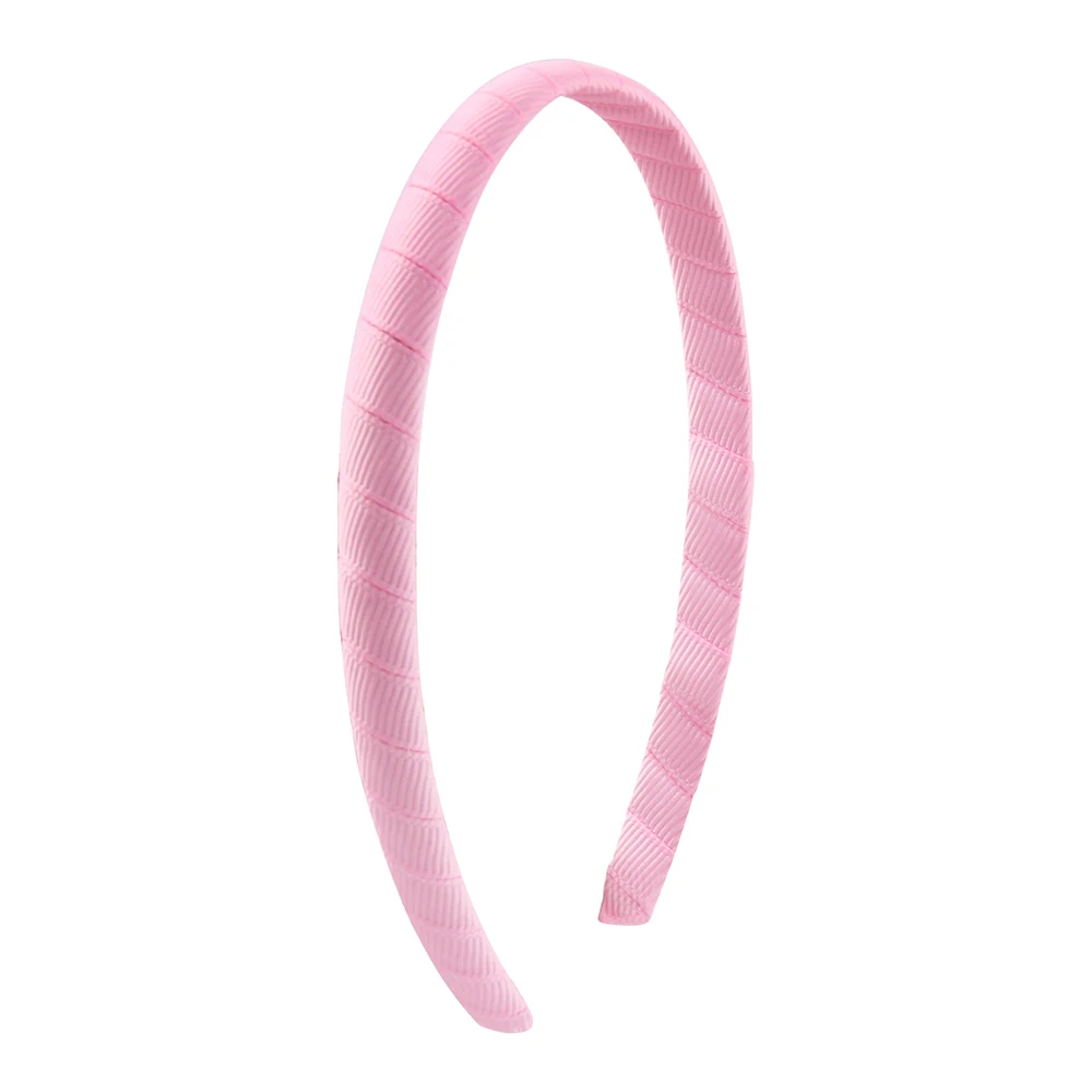 Pink Headband Meimile/Новые однотонные повязки на голову для девочек; модные детские аксессуары для волос; яркие красивые головные уборы для детей; яркий стиль - Цвет: Pink Headband