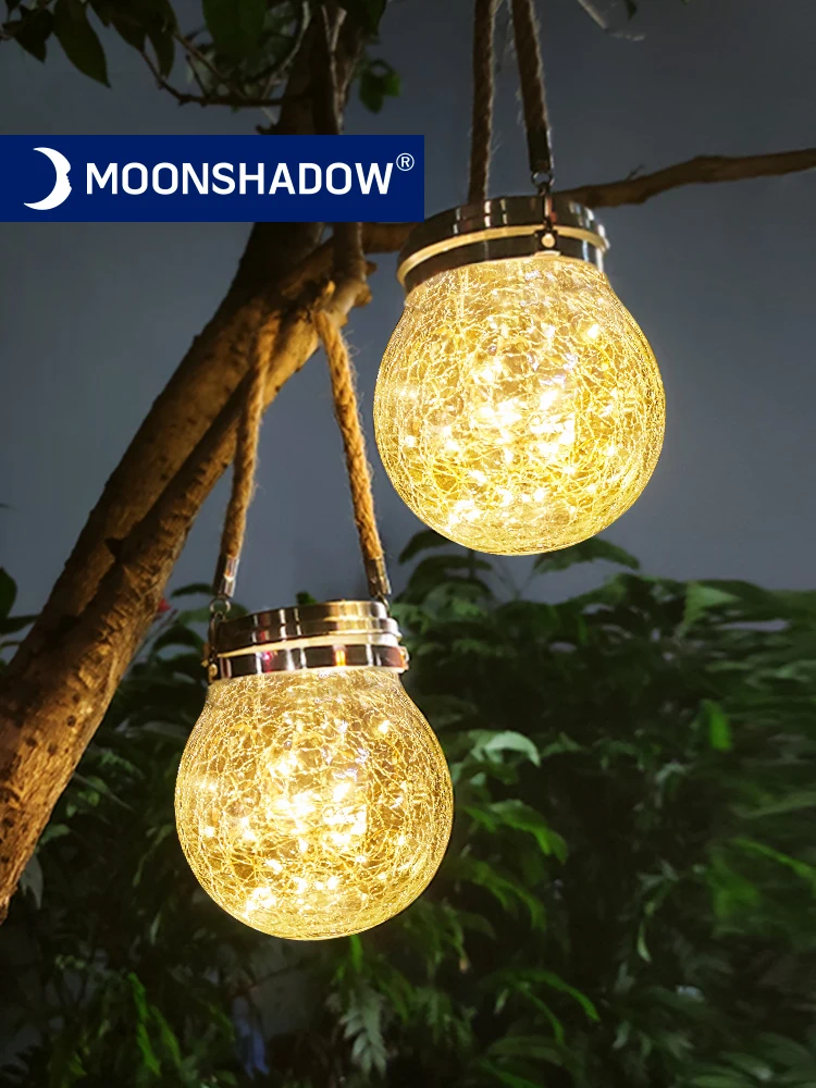 MOONSHADOW солнечный светильник на открытом воздухе круглый Водонепроницаемый