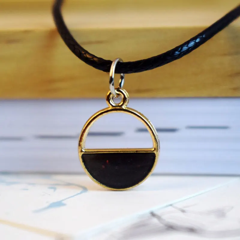 DoreenBeads Мода колье Цепочки и ожерелья для Для женщин Золотой ярко-розовый круглый ювелирные изделиям из эмали для вечерние аксессуары Подвески подарок цельнокроеное платье - Окраска металла: 3