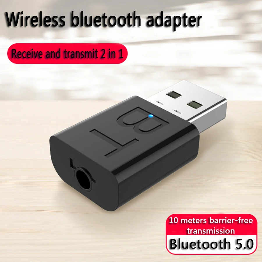 2 в 1 Bluetooth 5 0 наушники аудио приемник передатчик мини стерео AUX RCA USB 3 мм разъем для