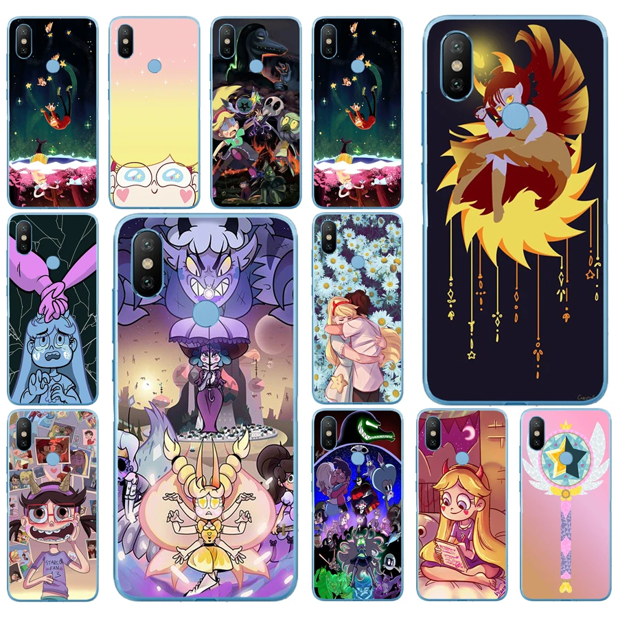 

226DD Star vs the Forces of Evil Soft Silicone Cover Case for Xiaomi Redmi 6 6a mi 8 a2 lite note 5 6 pro 7 case