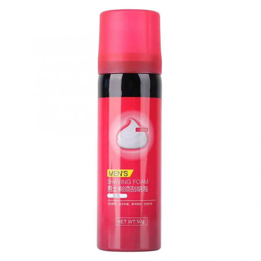 Red - cologne 3 типа 50 г крем для бритья Пена для мужчин питает Гель для бритья смягчить бороду уход за лицом чистый крем для удаления волос - Цвет: Red - cologne