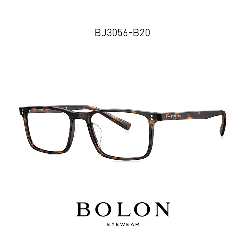 BOLON черные очки оправа для глаз для мужчин ацетат квадратные мужские очки RX-able Формальные очки оправы для очков BJ3056