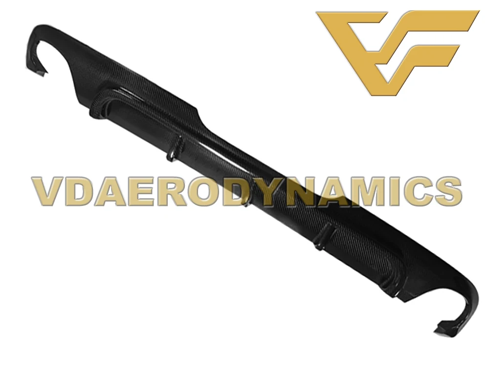 Подходит для 99-06 07-10 11-14 Audi TT VAD-OEM карбоновый задний диффузор для губ Бампер Комплект-3 вида стилей на выбор