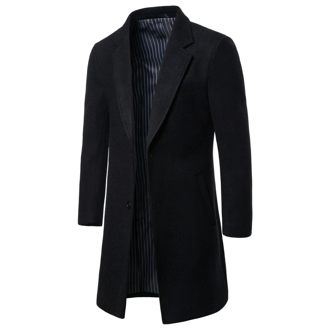 

2019 Autumn And Winter New Style Export Overcoat Large Size Woolen Overcoat England Coat Jj-yf601