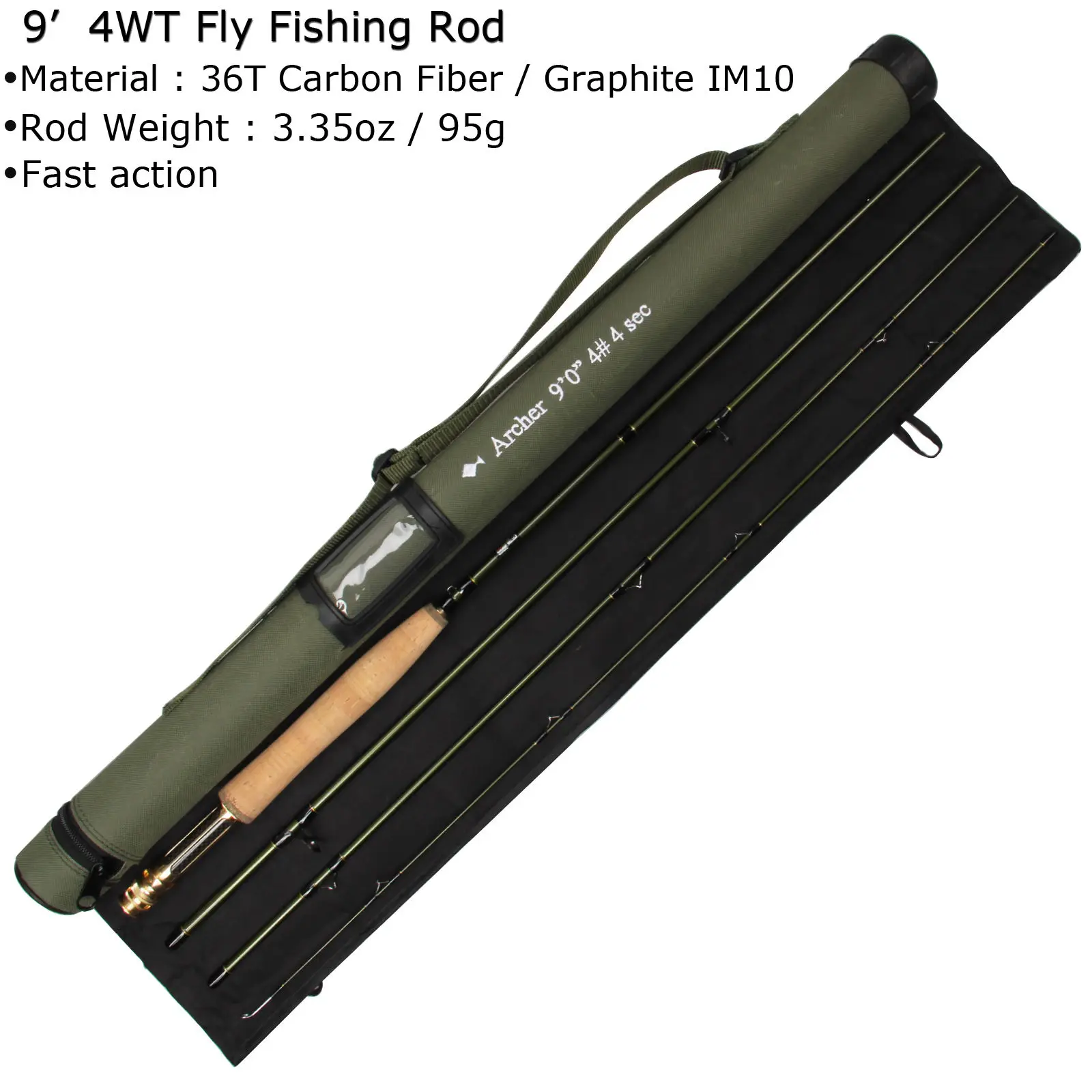 9 ft 4WT Fly Rod