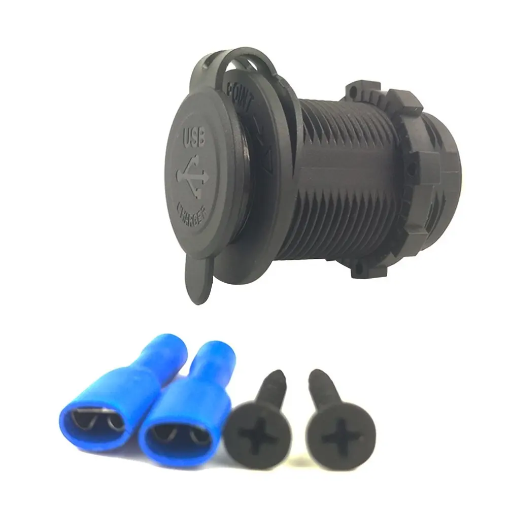 Авто розетка для автомобильного прикуривателя с двумя портами USB для телефона Зарядное устройство Мощность адаптер розетки для детей возрастом от 12V 24V для автомобилей и мотоциклов
