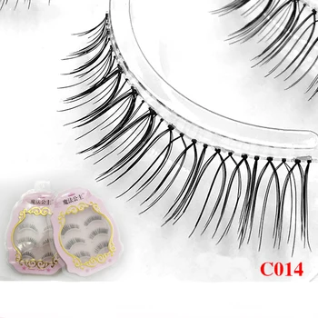 

False Eyelashes 3 Pairs Pure Handmade Natural Transparent Terrier Fake Eyelashes Short Paragraph Bare Makeup Eyelashes Faux Cils