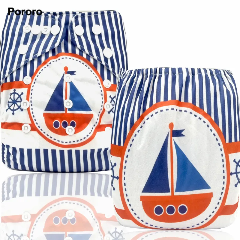 Sale Pocket-Diaper Cloth PORORO One-Size Printed Postional New-Coming WlgeEVdj