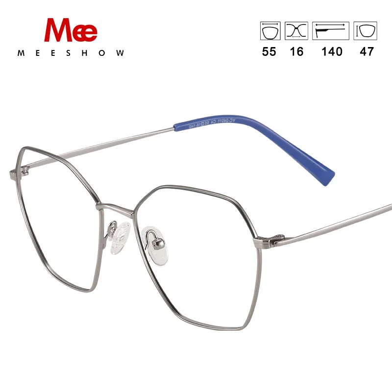 Трендовые очки из титанового сплава для близорукости, женские и мужские очки, винтажные очки для женщин, корейские очки по рецепту M6903