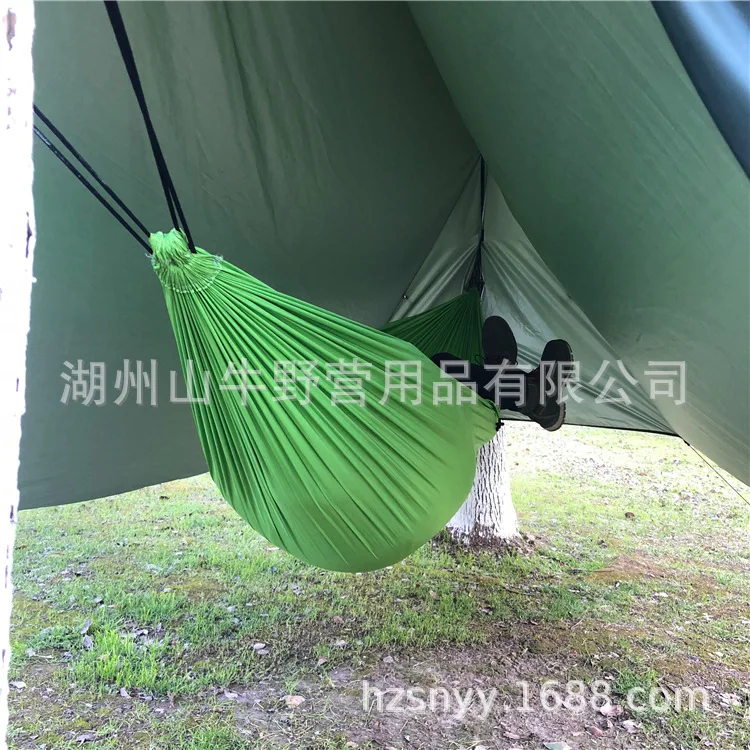 Multi-functional Awning Hammock Cover A- line Outdoor Tent College Style Beach Mat Moisture-Proof Mat Anti-Rainwater Ultraviolet