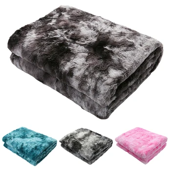 

Warm Super Soft Couch Living Room Solid Fall Winter Machine Washable Faux Fur For Bed Sofa Throw Blanket Lightweight Fluffy