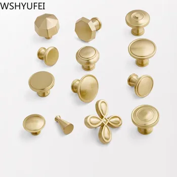 

Hot Sale Lightweight brass small handle Drawer closet knob door handle cabinet door handle Home Hardware Accessories WSHYUFEI