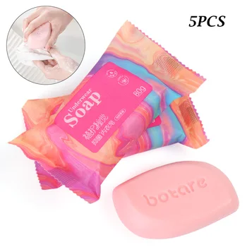 

5Pcs 80g Underwear Cleaning Handmade Soap Cleaning Detergent Stain Remover Clean Laundry Soap For Women Underwear Sterilization