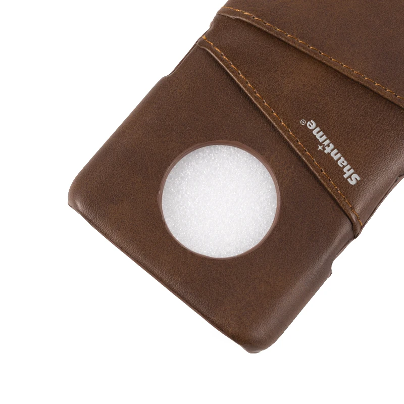 PU Leather Back Cover For Oneplus 7T Phone Case For Oneplus 7T 5G Business Card Slot Case Cover