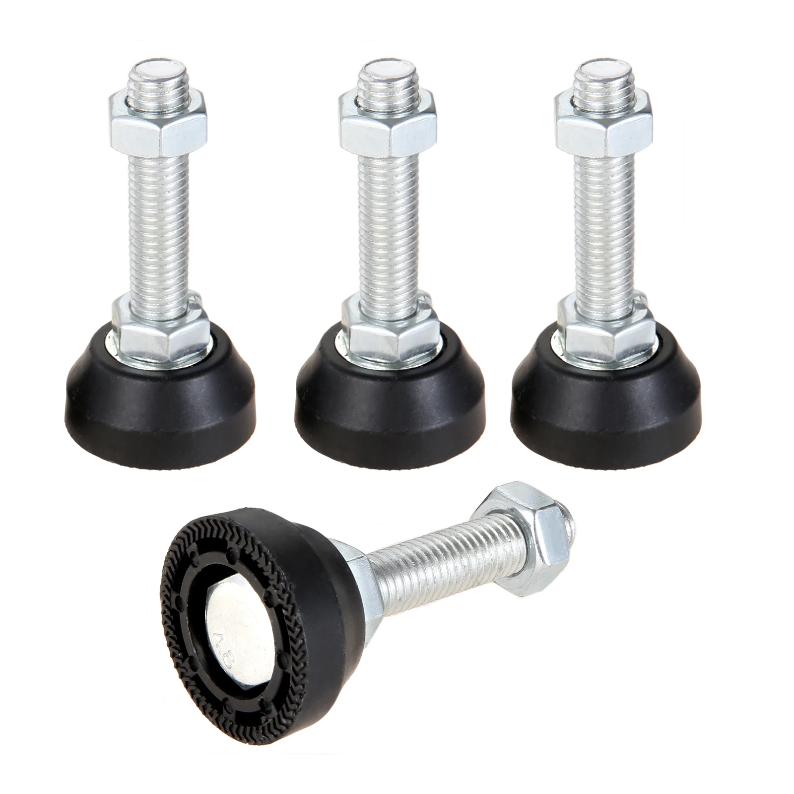 FT04 M8 THREADED ADJUSTABLE FOOT FEET FOR STAINLESS STEEL SINK TABLE BENCH ETC 