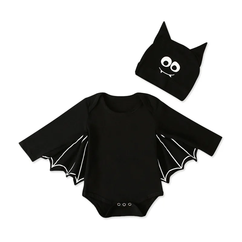 Style 1 LOOZYKIT костюм на Хэллоуин для маленьких мальчиков и девочек; комбинезон с капюшоном; комплект одежды из 2 предметов для младенцев; осенняя одежда с длинными рукавами для малышей - Цвет: Style 1