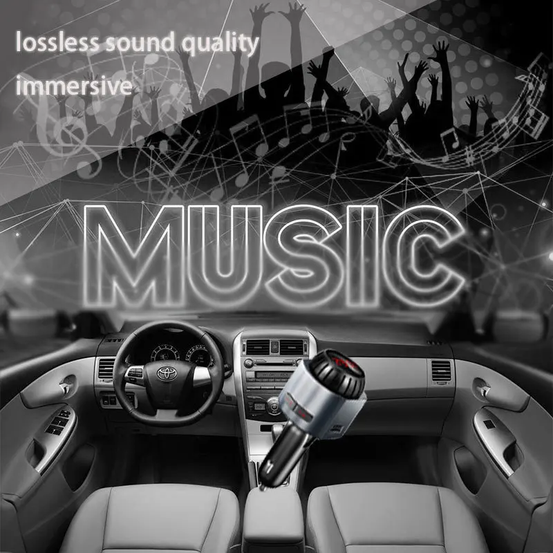 Автомобильный fm-передатчик MP3 плеер гарнитура Bluetooth стерео аудио USB приемник LHB99