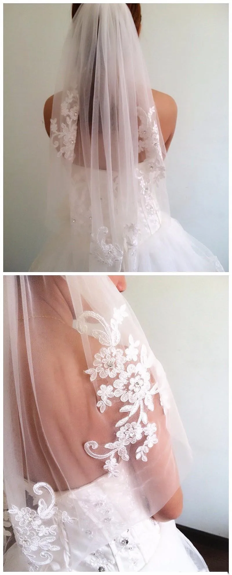 2017-waist-length-veil-short-fingertip-wedding (1)