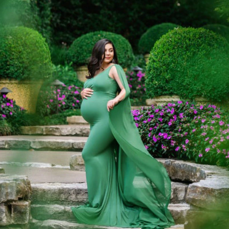 Сексуальное платье для беременных для будущих мам, реквизит для фотосессии, Одежда для беременных, хлопок+ шифон, шифоновое платье с открытой спиной